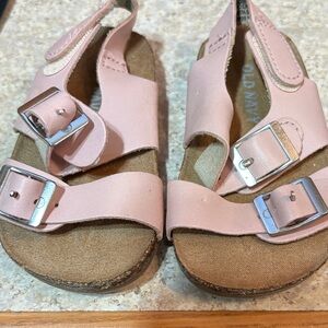 Old Navy Light Pink Double Buckle Sandals